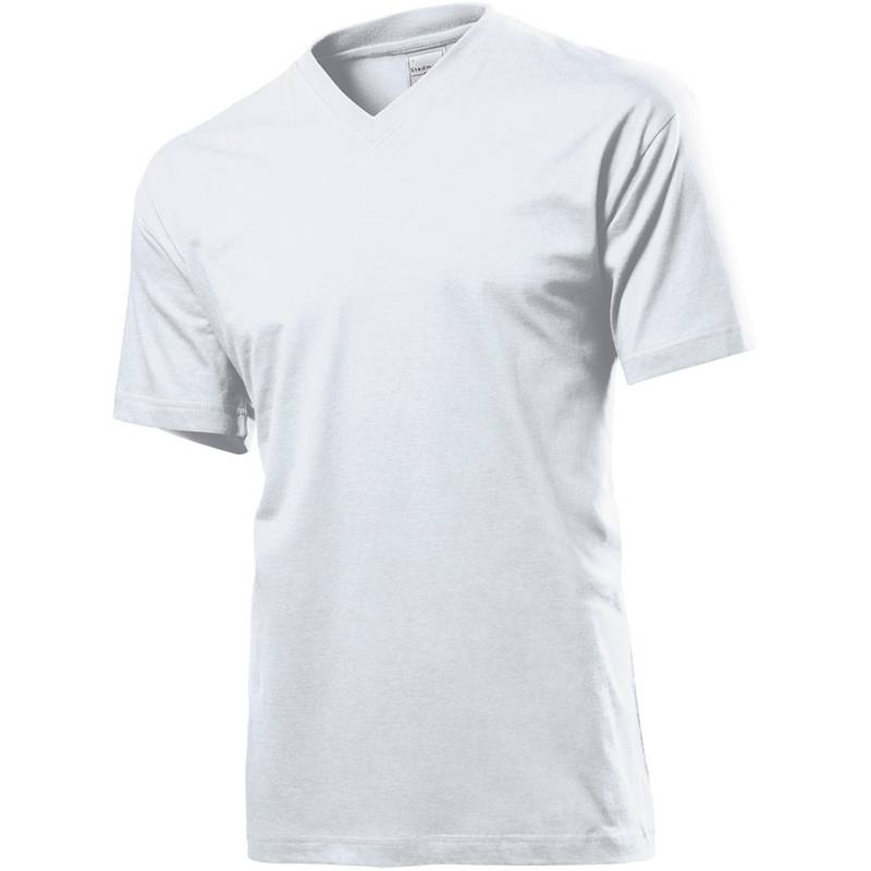 Tričko STEDMAN CLASSIC V-NECK MEN White biela XL Tričko STEDMAN CLASSIC V-NECK MEN White biela XL